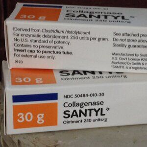 SANTYL Ointment- A Topical Enzymatic Debriding Agent (2 Pk)